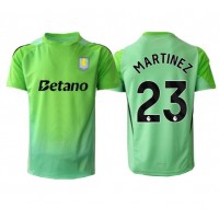 Aston Villa Emiliano Martinez #23 Keeper Bortedrakt 2025-26 Kortermet